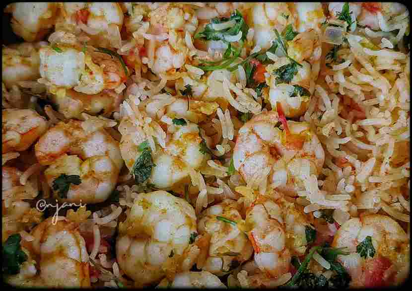 prawn pulao bengali style