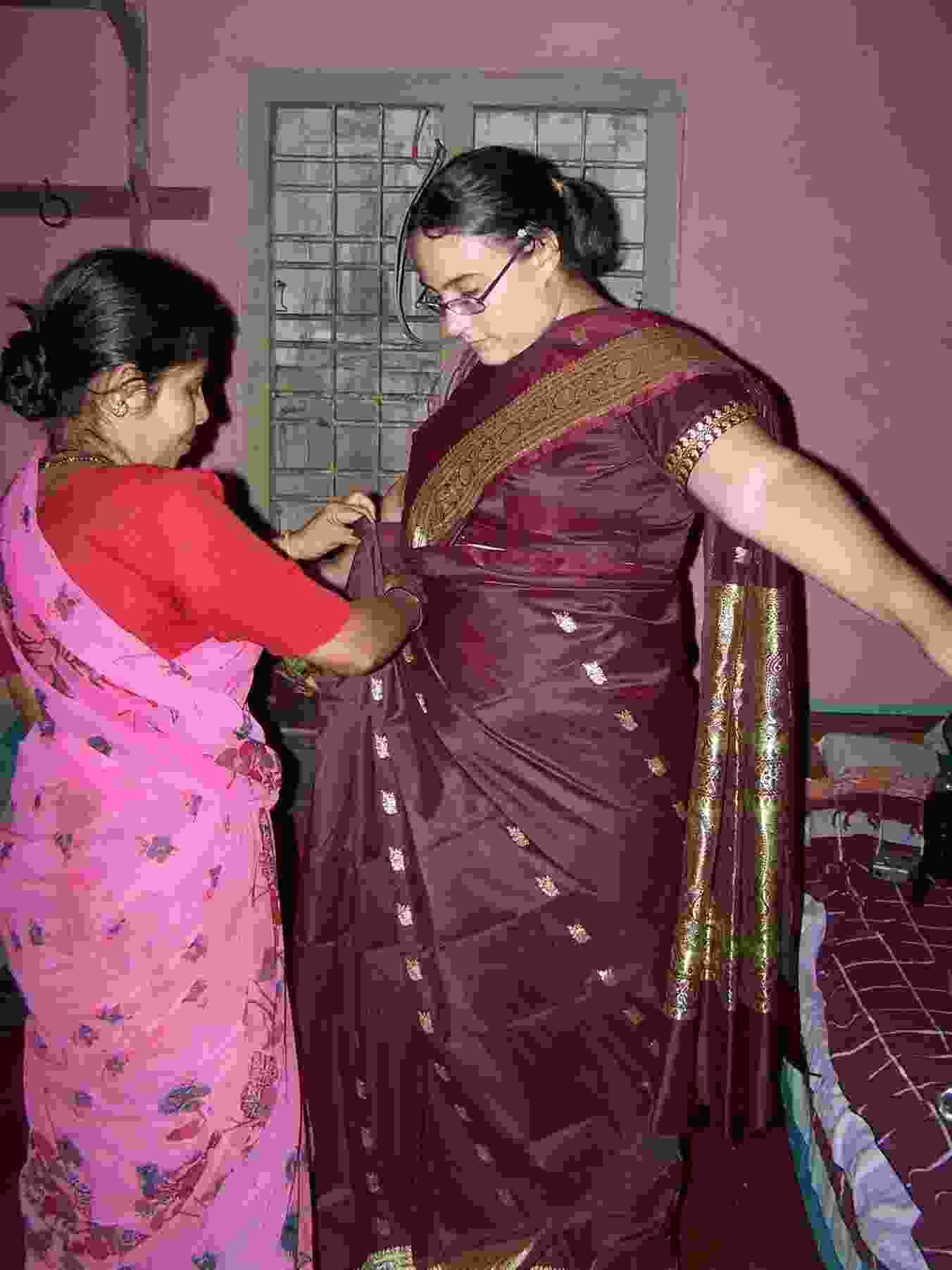 saree draping