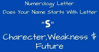 numerology charecter s