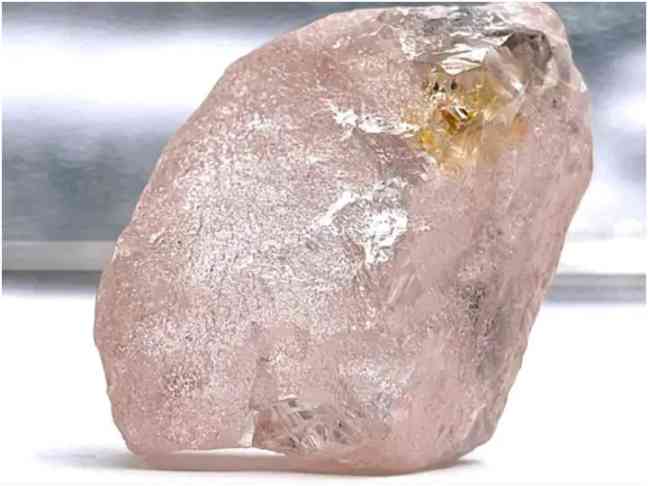 rare and precious pink diamond found in angola